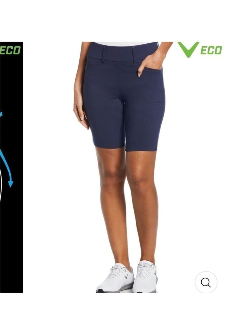 NWT  GOLF SHORT TrueSculpt™ PULL ON TECH STRETCH WOMENS SIZE XS